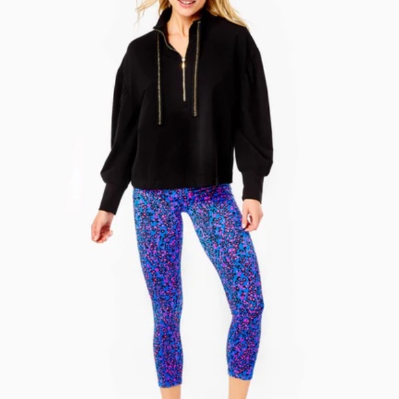 Lilly Pulitzer sz small  Lesha Long Sleeve Popover, Onyx - Picture 4 of 10